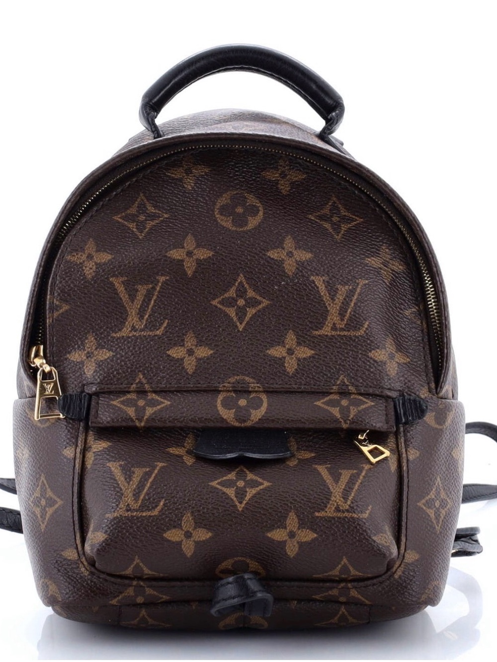 Louis Vuitton Monogram Mini Backpack in Brown with Gold Hardware